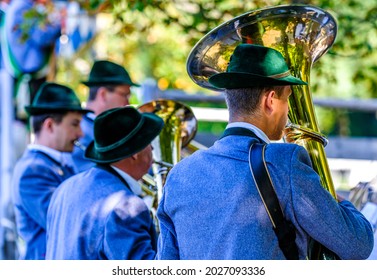 Part Of A Typical Bavarian Brass Band