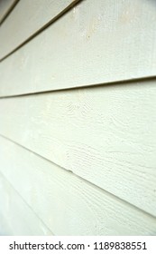 Part Of The Wall Of The House Covered With Cerber Fiber Cement Siding.