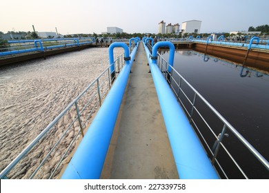 Part Of A Waste Water Treatment Scene