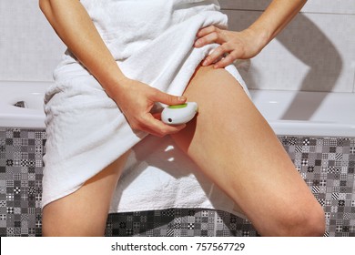 part of woman body that she shaves by epilator