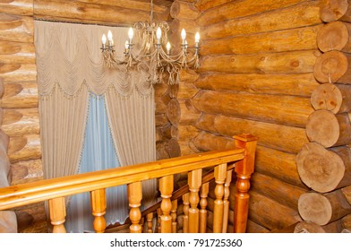 Wooden Log Stairs Images Stock Photos Vectors Shutterstock