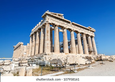 Parthenon In Acropolis, Athens, Greece