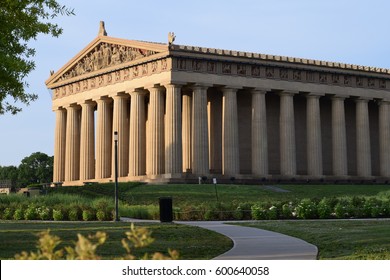 Parthenon Building In Nashville Tennessee, Centennial Park.