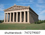 The Parthenon in Nashville, Tennessee is a full scale replica of the original Parthenon in Greece