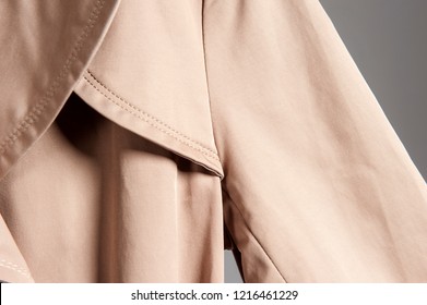 Partial detail of windbreaker fabric
