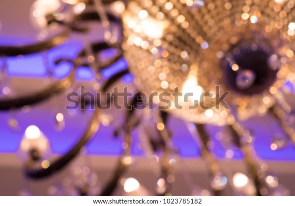 Partial Glitter Wall Lamp Bokeh Wedding Stock Photo Edit Now