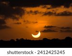 Partial Solar Eclipse of 2023 Seen From Brazil