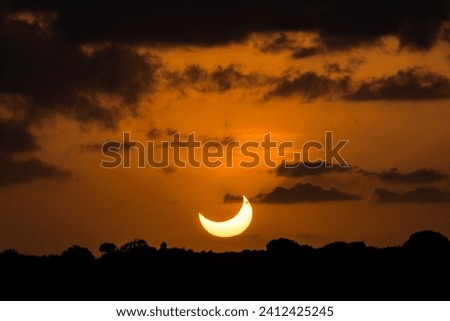 Partial Solar Eclipse of 2023 Seen From Brazil