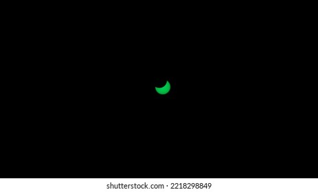 Partial solar eclipse in Ankara Turkey. October 25, 2022. Partial solar eclipse.