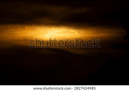 Partial solar eclipse of August 12, 2026, photographed from Pilsen, Czech Republic, with a camera with a full-frame sensor and optics with a focal length of 1200mm.