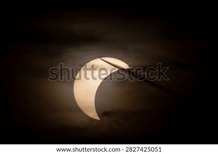 Partial solar eclipse of August 12, 2026, photographed from Pilsen, Czech Republic, with a camera with a full-frame sensor and optics with a focal length of 1200mm.