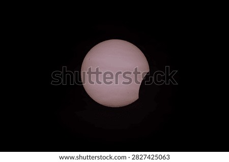 Partial solar eclipse of August 12, 2026, photographed from Pilsen, Czech Republic, with a camera with a full-frame sensor and optics with a focal length of 1200mm.