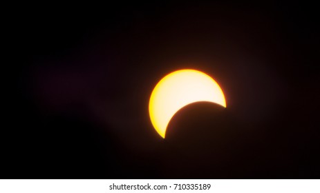 Partial Solar Eclipse Of August 21, 2017, From Quebec, Canada.