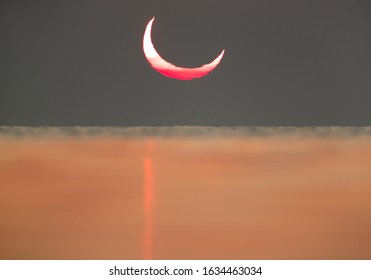 Partial Solar eclipse, a Celestial Spectacle witnessed in Bahrain on 26th December, 2019