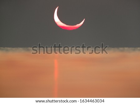 Partial Solar eclipse, a Celestial Spectacle witnessed in Bahrain on 26th December, 2019