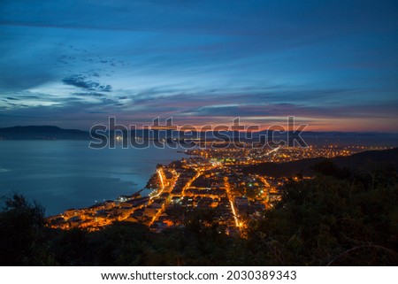 partial view of the city of Laguna, Santa Catarina, Brazil