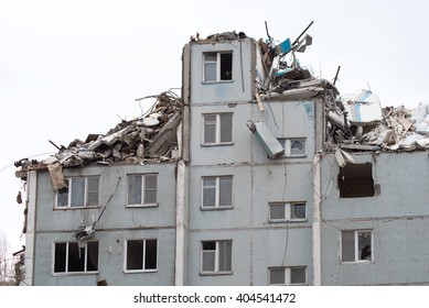 Partially Destroyed Building