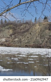 Partially Frozen North Saskatchewan River