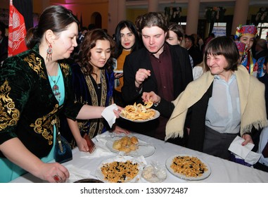 Participants In The Celebration Of The International Day Of Navruz, In The Premises Of The Kyiv City State Administration , In Kiev, March 20, 2018. 