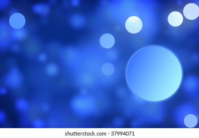 Particle Background - Blue
