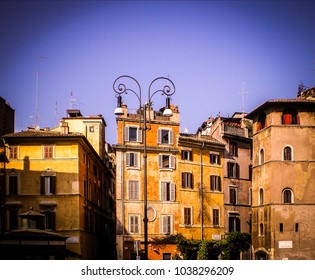 Particular View In Via Giulia In Rome