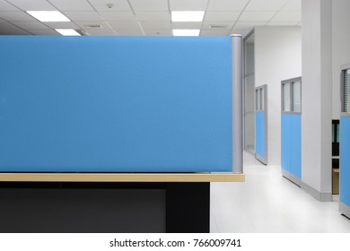 Partition, Blue Partition Wall Office Cubicle, Partition Quadrilateral Office Background