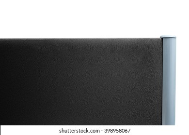 Partition Office Dark Black Color Isolated On White Background