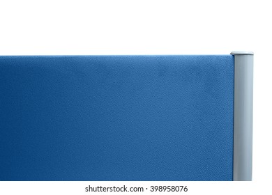 Partition Office Dark Blue Color Isolated On White Background