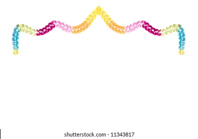 Party Border Isolated On White Background Stock Photo 11343817 ...