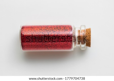 Similar – Image, Stock Photo Glitter in red with plenty of room for text