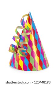 Party Hat Isolated On White Background