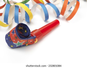 Party Horn Blower Streamers Stock Photo 232801084 | Shutterstock