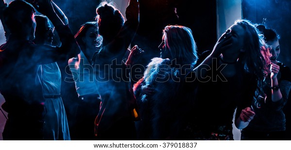 Party Nightclub Young People Boys Girls Stock Photo (Edit Now) 379018837