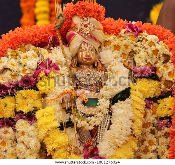 Parvathipuram India Hindu God Lord Balaji Stock Photo 1801276324 ...