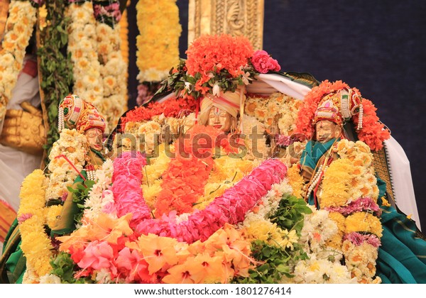 Parvathipuram India Hindu God Lord Balaji Stock Photo 1801276414 