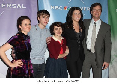 PASADENA, CA - JAN 13:  Parenthood Cast Arrives To The NBC All-Star Party  On January 13, 2011 In Pasadena, CA