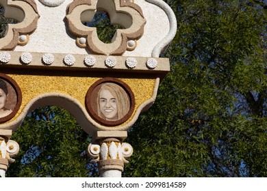 Pasadena, CA - January 2 2022:  Floats From The 2022 Tournament Of Roses Parade