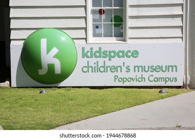 Pasadena CA - MARCH 26, 2021: Kid Space Childrens Museum In Pasadena California. Editorial Use Only.