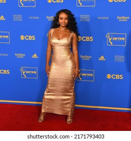 Pasadena, CA USA - June 24, 2022. Raven Bowens attends the 2022 Daytime Emmys Awards.