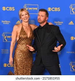 Pasadena, CA USA - June 24, 2022. Stacy Haiduk And Eric Martsolf Attends The 2022 Daytime Emmys Awards.