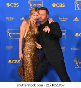 Pasadena, CA USA - June 24, 2022. Stacy Haiduk And Eric Martsolf Attends The 2022 Daytime Emmys Awards.