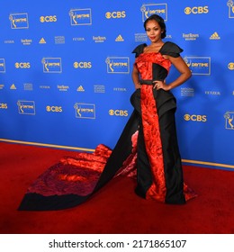 Pasadena, CA USA - June 24, 2022. Mishael Morgan Attends The 2022 Daytime Emmys Awards.