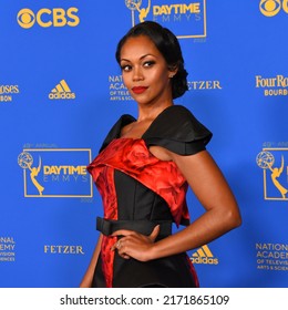 Pasadena, CA USA - June 24, 2022. Mishael Morgan Attends The 2022 Daytime Emmys Awards.