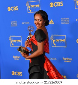 Pasadena, CA USA - June 24, 2022. Mishael Morgan Attends The 2022 Daytime Emmys Awards.