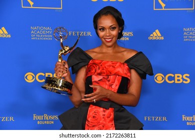 Pasadena, CA USA - June 24, 2022. Mishael Morgan Attends The 2022 Daytime Emmys Awards.