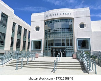 Pasadena, California - May 14, 2020: Shatford Library At Pasadena City College