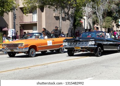 PASADENA, CALIFORNIA, USA - FEBRUARY 16, 2019: 37th Annual Black History Parade and Festival which celebrates Black Heritage and Culture. The community and surrounding cities joined the celebration.