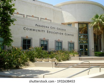 Pasadena, California, USA - May 2014: Pasadena City College - Community Education Center. 