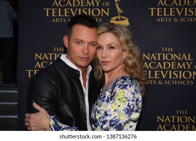 Pasadena, CA/USA - May 1, 2019: Eric Martsolf And Stacy Haiduk Attends The 2019 Daytime Emmys Nominee Reception.