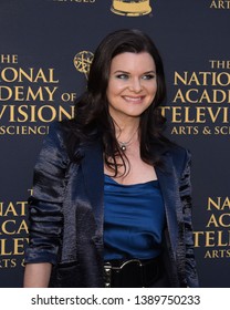 Pasadena, CA/USA - May 1, 2019: Heather Tom Attends The 2019 Daytime Emmys Nominee Reception. 